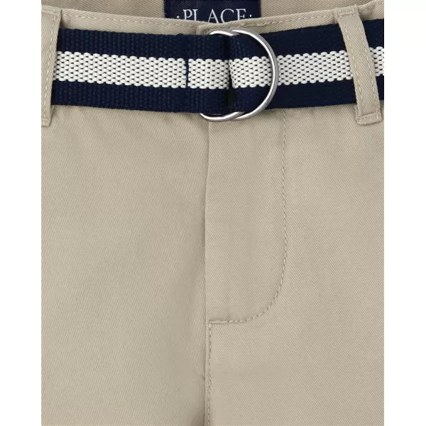 The Children's Place Boys' Belted Chino Shorts