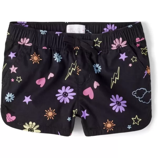 The Children's Place Girls' Twill Pull on Shorts