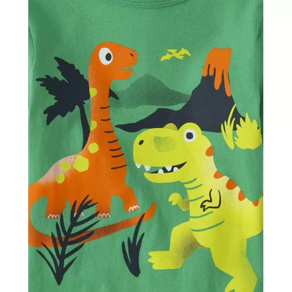 The Children's Place baby boys Dinosaur Short Sleeve Graphic T shirt