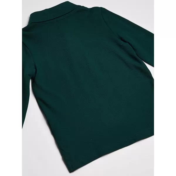 The Children's Place boys Long Sleeve Pique Polo