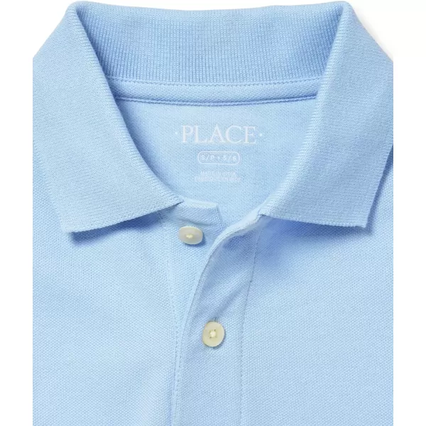 The Children's Place boys Long Sleeve Pique Polo