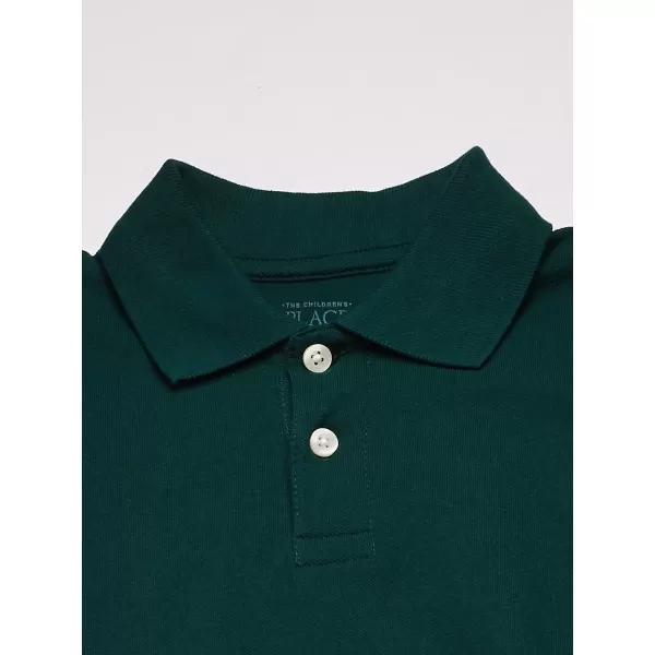 The Children's Place boys Long Sleeve Pique Polo