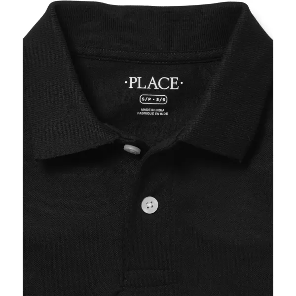 The Children's Place boys Long Sleeve Pique Polo