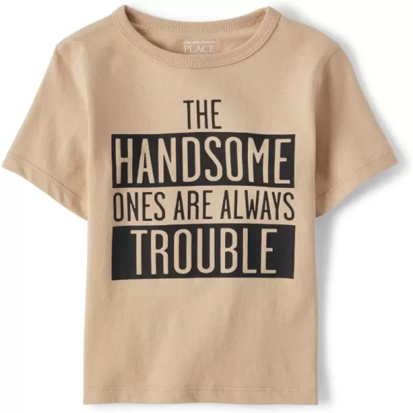 The Children's Place baby boys Handsome Trouble Short Sleeve Graphic T shirt