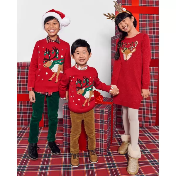 The Children's Place Baby Boys' and Toddler Long Sleeve Holiday Sweater