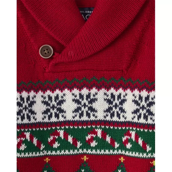 The Children's Place Baby Boys' and Toddler Long Sleeve Holiday Sweater