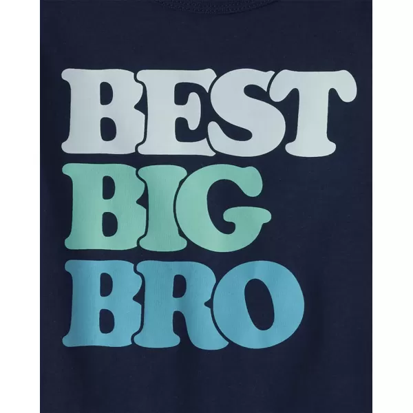 The Children's Place baby boys Best Big Bro Short Sleeve Graphic T shirt