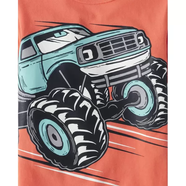 The Children's Place baby boys Monster Truck Short Sleeve Graphic T shirt