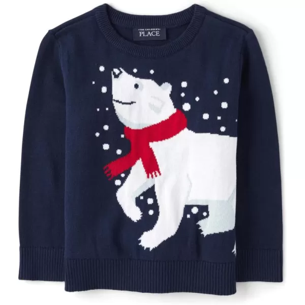 The Children's Place Baby Boys' and Toddler Long Sleeve Holiday Sweater