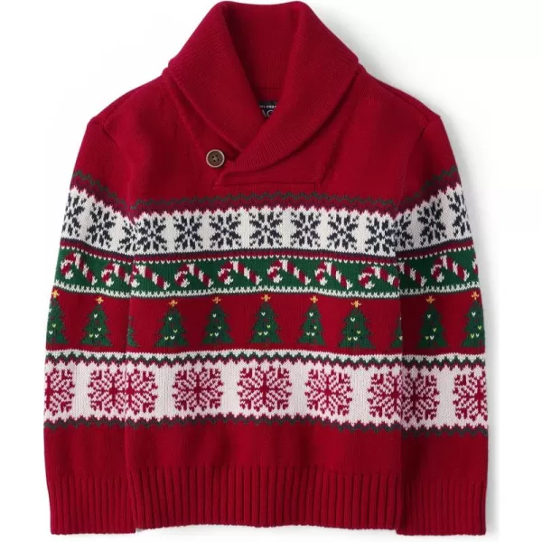 The Children's Place Baby Boys' and Toddler Long Sleeve Holiday Sweater