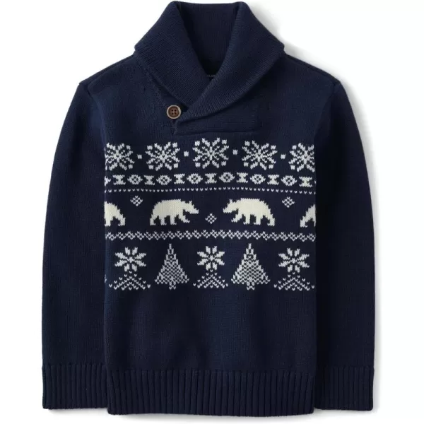 The Children's Place Baby Boys' and Toddler Long Sleeve Holiday Sweater