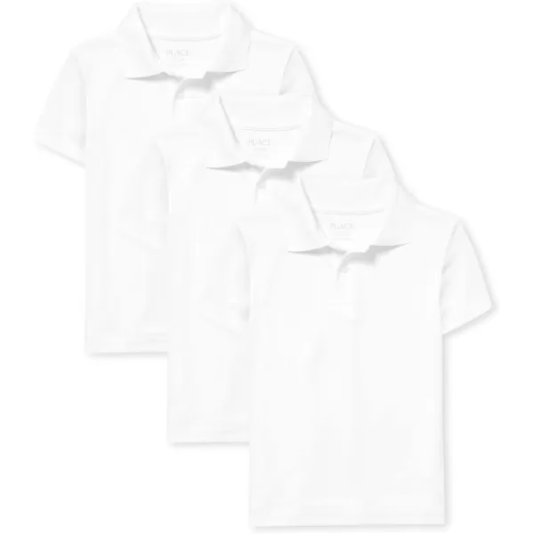 The Children's Place Boys Multipack Short Sleeve Performance Polos