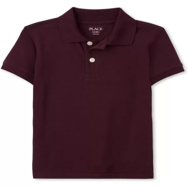 The Children's Place boys Uniform Short Sleeve Pique Polo