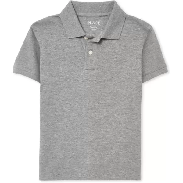 The Children's Place boys Uniform Short Sleeve Pique Polo