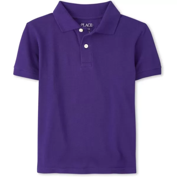 The Children's Place boys Uniform Short Sleeve Pique Polo