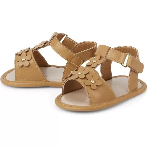 The Children's Place Baby-Girl's and Newborn Open Toe Flat Sandals