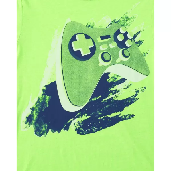 The Children's Place Boys' Gamer Long Sleeve Graphic T-Shirts,multipacks
