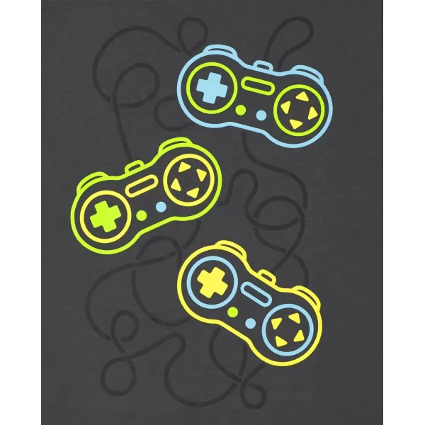 The Children's Place boys Classic Gamer And Game Boss Tee 2 Pack