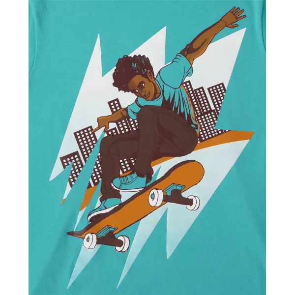 The Children's Place boys Dancer Graphic Short Sleeve Tee