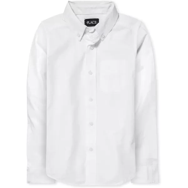 The Children's Place Baby Toddler Boys Long Sleeve Oxford Button Down Shirt