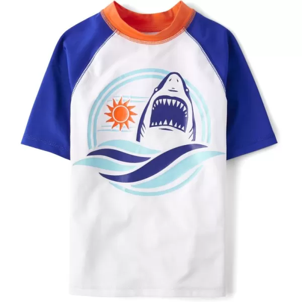The Children's Place Boys' Short Sleeve Rash Guard