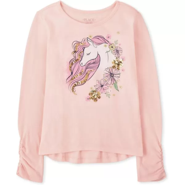 The Children's Place Girls' Long Sleeve Fashion Shirt