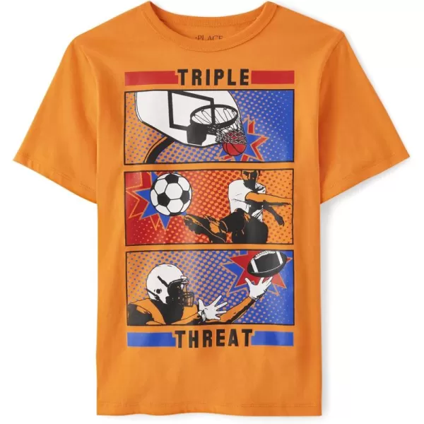 The Children's Place boys Dancer Graphic Short Sleeve Tee