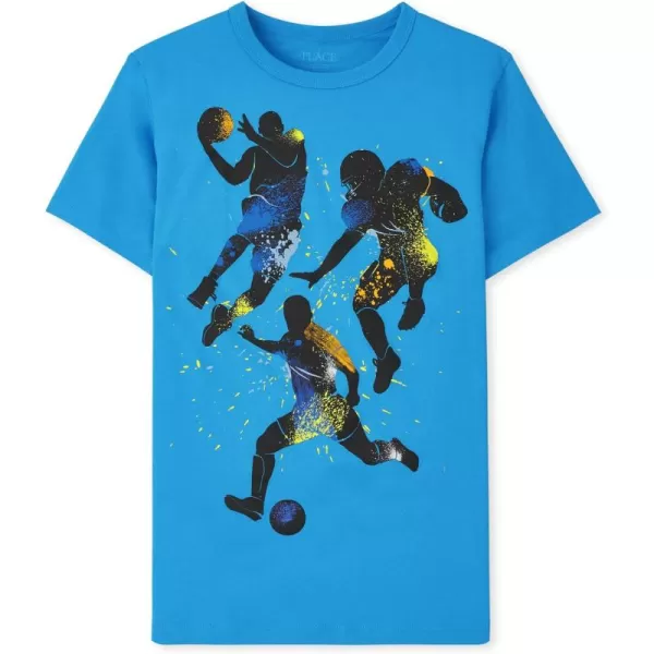 The Children's Place boys Dancer Graphic Short Sleeve Tee