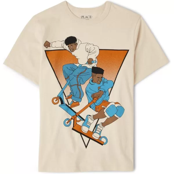 The Children's Place boys Dancer Graphic Short Sleeve Tee