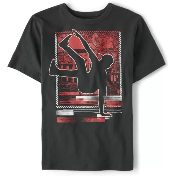 The Children's Place boys Dancer Graphic Short Sleeve Tee
