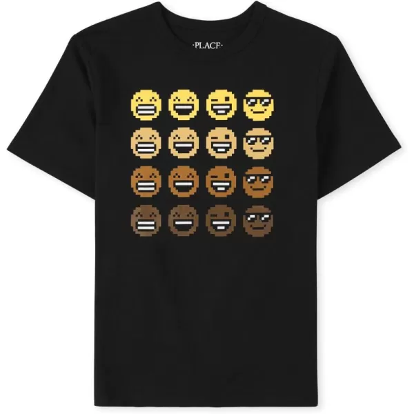 The Children's Place boys Positive Vibes Graphic Short Sleeve Tee