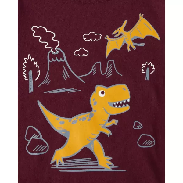 Baby Boys and Toddler Boys Long Sleeve Graphic T- Shirt 2-pack