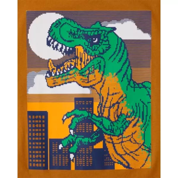 The Children's Place Baby Boys' Dino Short Sleeve Graphic T-Shirts