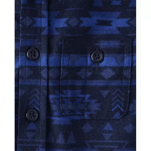 The Children's Place Baby Boys' and Toddler Long Sleeve Hooded Flannel Shirt