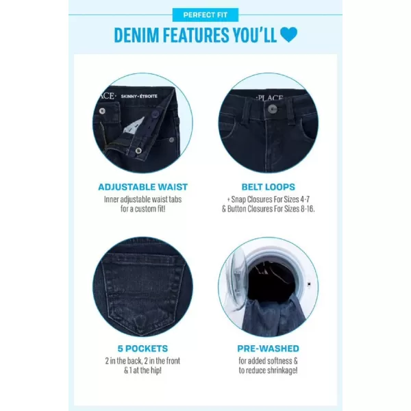 The Children's Place Boys' Basic Skinny Jeans