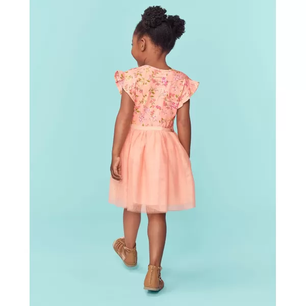 The Children's Place Girls' One Size and Toddler Short Sleeve Dressy Special Occasion Dresses
