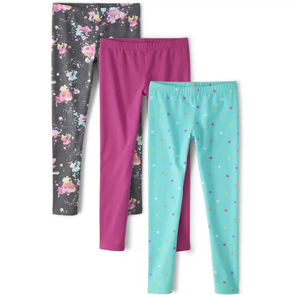 The Children's Place Girls' Printed Leggings 3-Pack