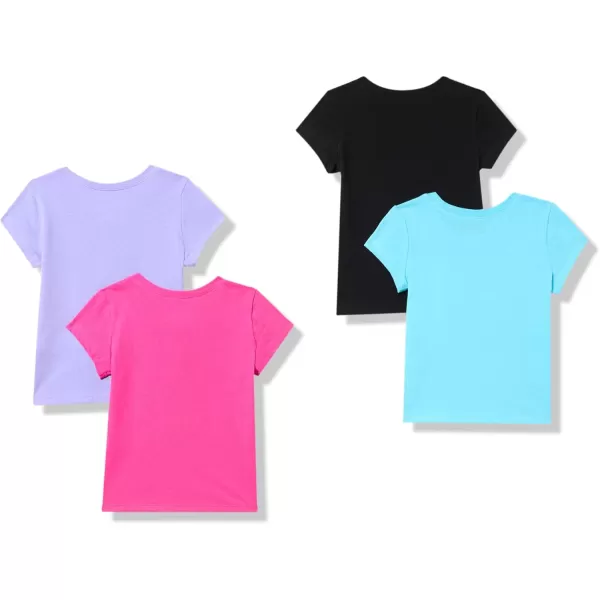 The Children's Place Toddler Girls 4-Pack Short Sleeve Graphic T-Shirt