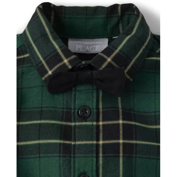 The Children's Place baby-boys And Newborn Long Sleeve Dress Shirt and Pants 2-piece Set