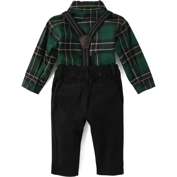 The Children's Place baby-boys And Newborn Long Sleeve Dress Shirt and Pants 2-piece Set