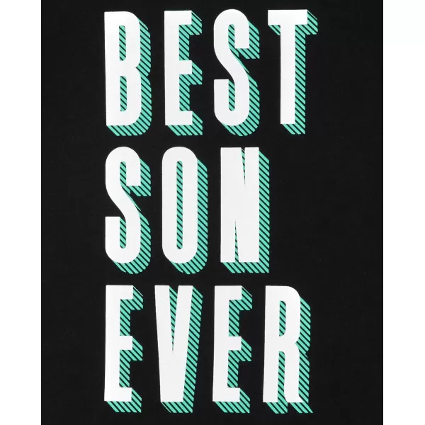 The Children's Place baby boys Best Son Ever Graphic Long Sleeve T Shirt