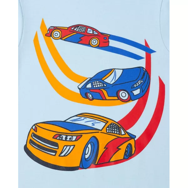 The Children's Place baby boys Racecars Graphic Long Sleeve T Shirt