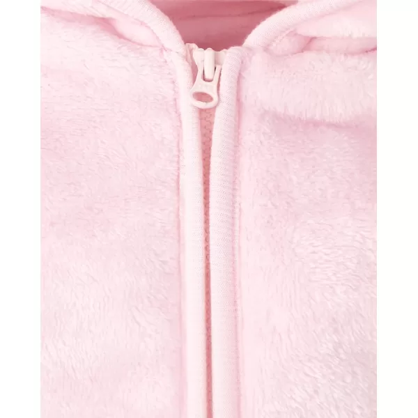 The Children's Place baby-girls And Newborn Fleece Hoodie Zip-front BuntingJacket