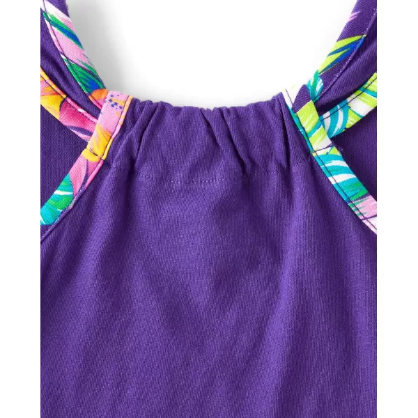 The Children's Place baby-girls And Toddler Sleeveless Tank Top and Shorts 2-piece Set