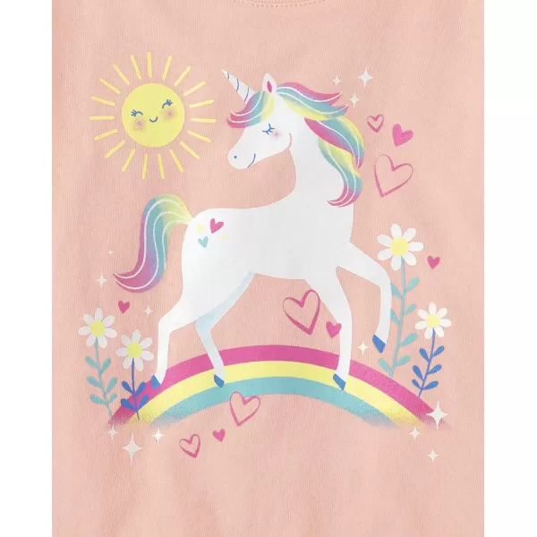The Children's Place baby girls Easter Girl Graphic Short Sleeve Tee