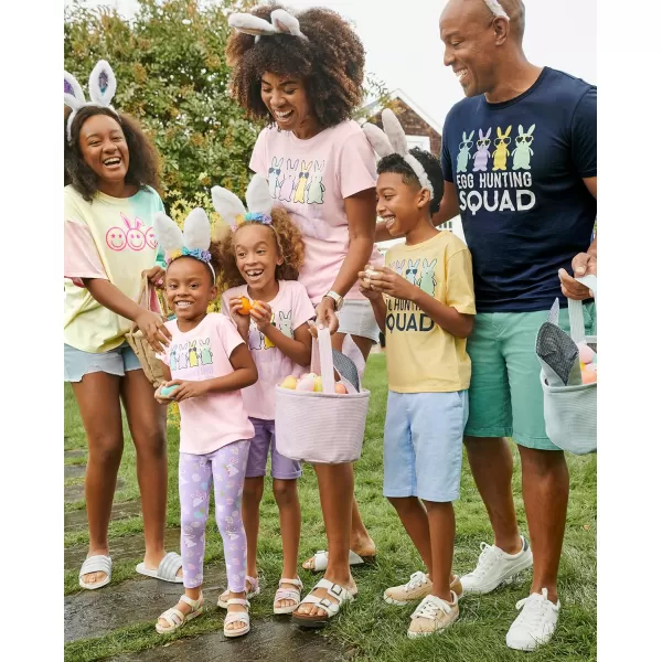 The Children's Place baby girls Egg Hunting Squad Graphic Short Sleeve Tee