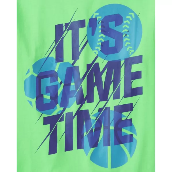 The Children's Place boys Game Day Graphic Short Sleeve Tee