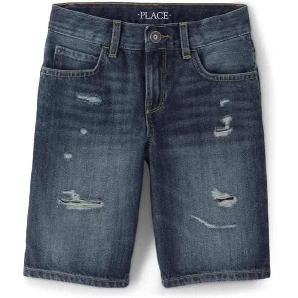 The Children'S Place Boys Distressed Denim Shorts