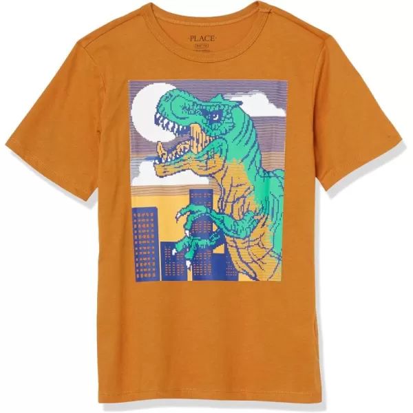 The Children's Place Baby Boys' Dino Short Sleeve Graphic T-Shirts