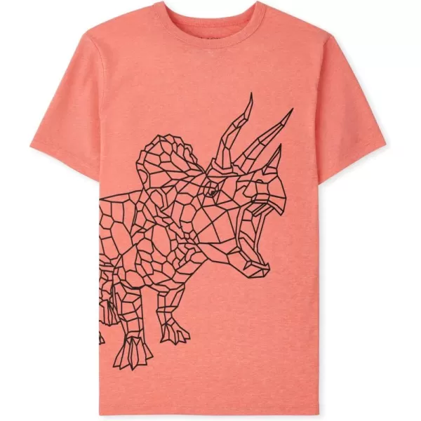 The Children's Place Baby Boys' Dino Short Sleeve Graphic T-Shirts